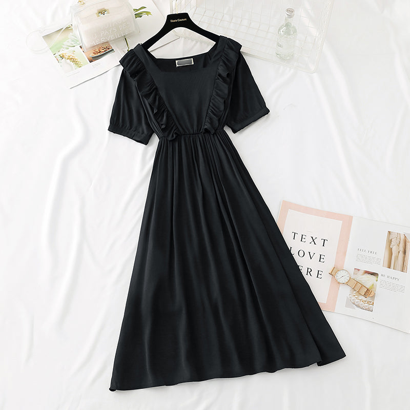 Französisches Retro-Fee-Kleid im Super-Xiansen-Stil, schmales Kleid 4157