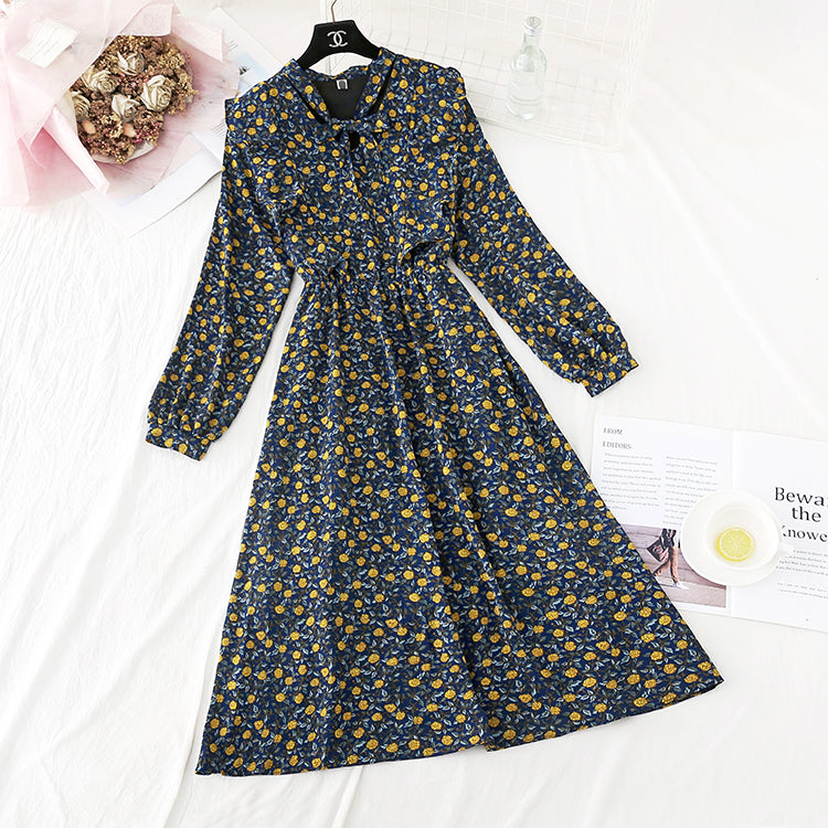 French style first love, retro super immortal, slim waist 3824