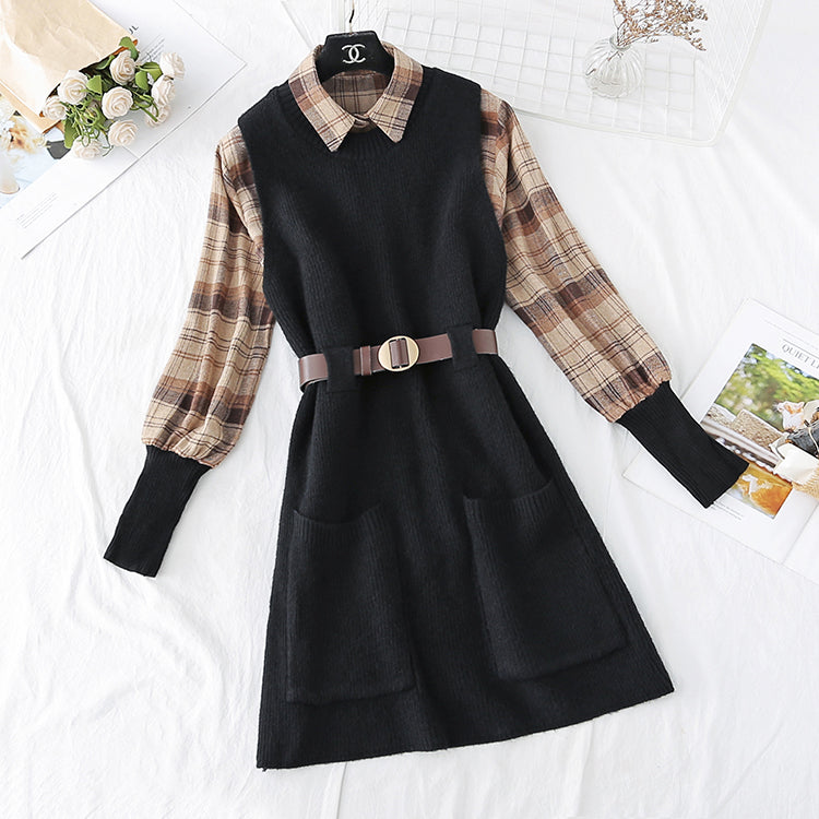 Celebrity xiaoxiangfeng suit dress 4019