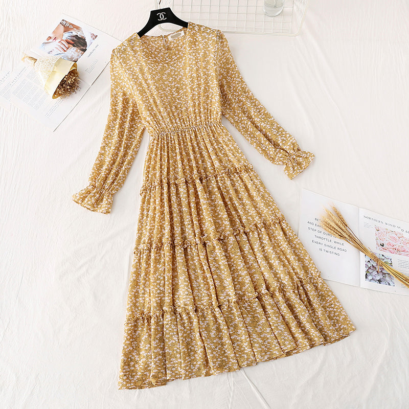 Ruffle Skirt fairy super xiansen French dress 4027