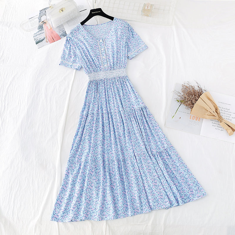 New Retro French holiday dress 4215