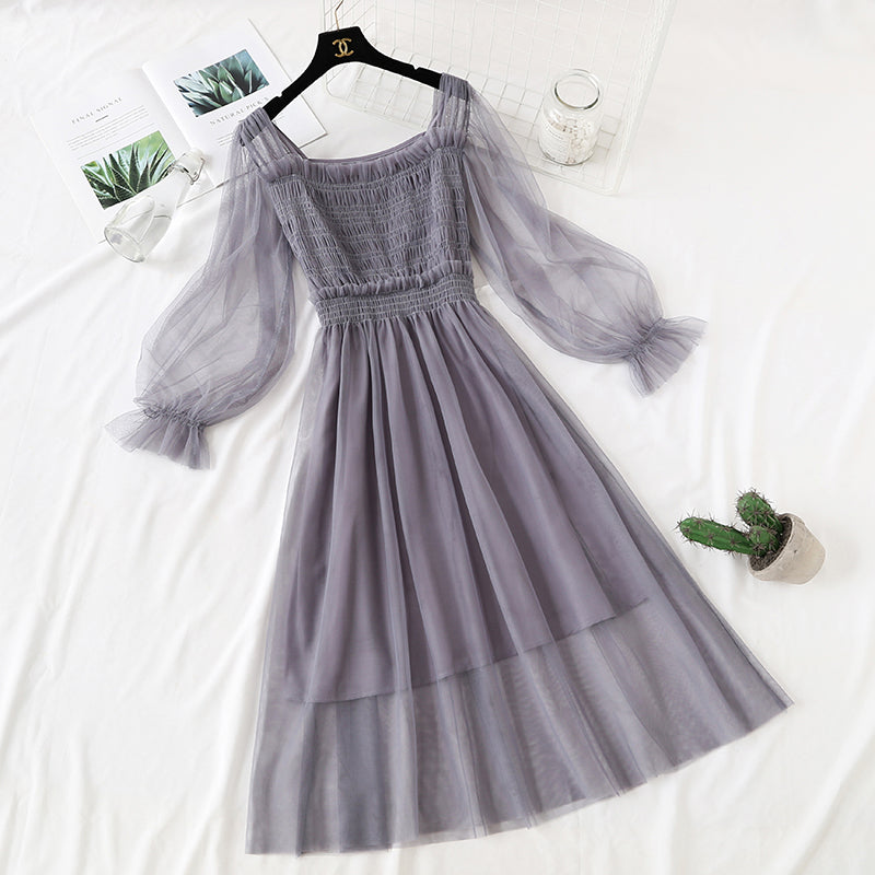 Robe en maille fine de style super xiansen 3729