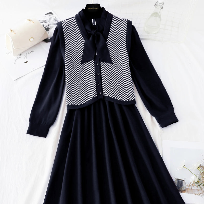 Slim and slim, slim and self made, the skirt can be salt and sweet, two sets of skirt 4073