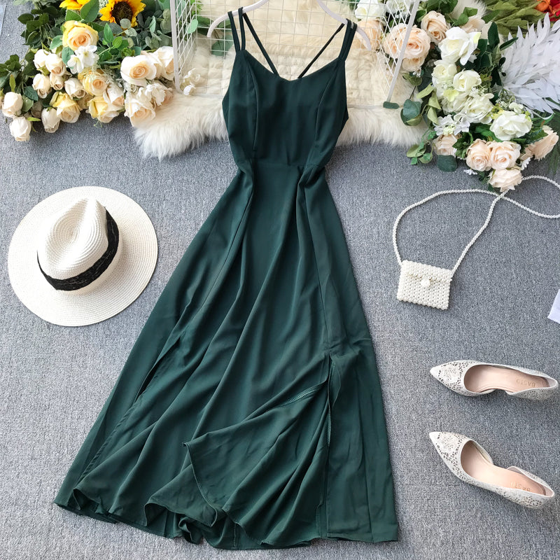 Cute A Line Chiffon Short Dress Fashion Dress 10822