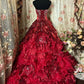 Burgundy Gorgeous Sweet A-line Girls quinceanera dress Birthday Party Prom Dress 16 Years Old Dress gh4316