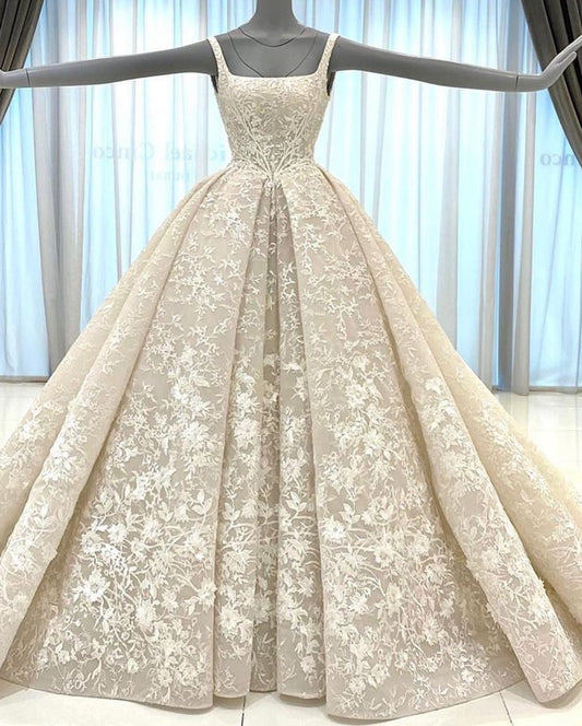 Robe de soirée longue en dentelle élégante et exquise, magnifique robe de mariée gh3200