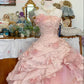 girlhomeshops – Kleid zum 16. Geburtstag, rosa geblümtes Teenager-Kleid, langes Tüll-Ballkleid, Bar-Mizwa-Kleid, gh5636