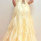 Girlhomeshops--Yellow fashion long tulle prom dress graduation dress gh5526