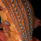 ✨Girlhomeshops-Orange Spaghetti Strap Mermaid Gown Feather 3D Beaded Floral gh10139