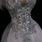 Sweetheart White Princess Ballgown Wedding Dress Off Shoulder Detachable Sleeves Sparkly Tulle Bridal Gown gh9539
