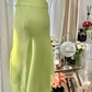 Hellgrünes, glänzendes, modisches, elegantes, exquisites, mit Perlen verziertes, langes Chiffon-Ballkleid mit Feenmotiv, Abendkleid für Geburtstage/Hochzeitsgäste/Feiertagspartys, Ballkleid, Valentinstags-Date-Kleid, gh4038