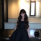 Women Elegant Black Strapless Homecoming Dress Square Neck Bow Waist A-Line Short Party Dress gh9419