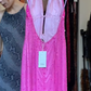 Hot Pink Halter Prom Dress Deep V Neck All Over Beaded Sequin Long Formal Evening Gown gh9840