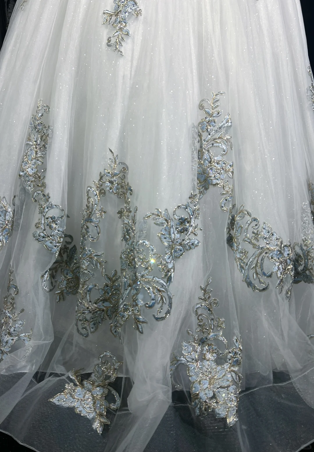 Sweetheart White Princess Ballgown Wedding Dress Off Shoulder Detachable Sleeves Sparkly Tulle Bridal Gown gh9539