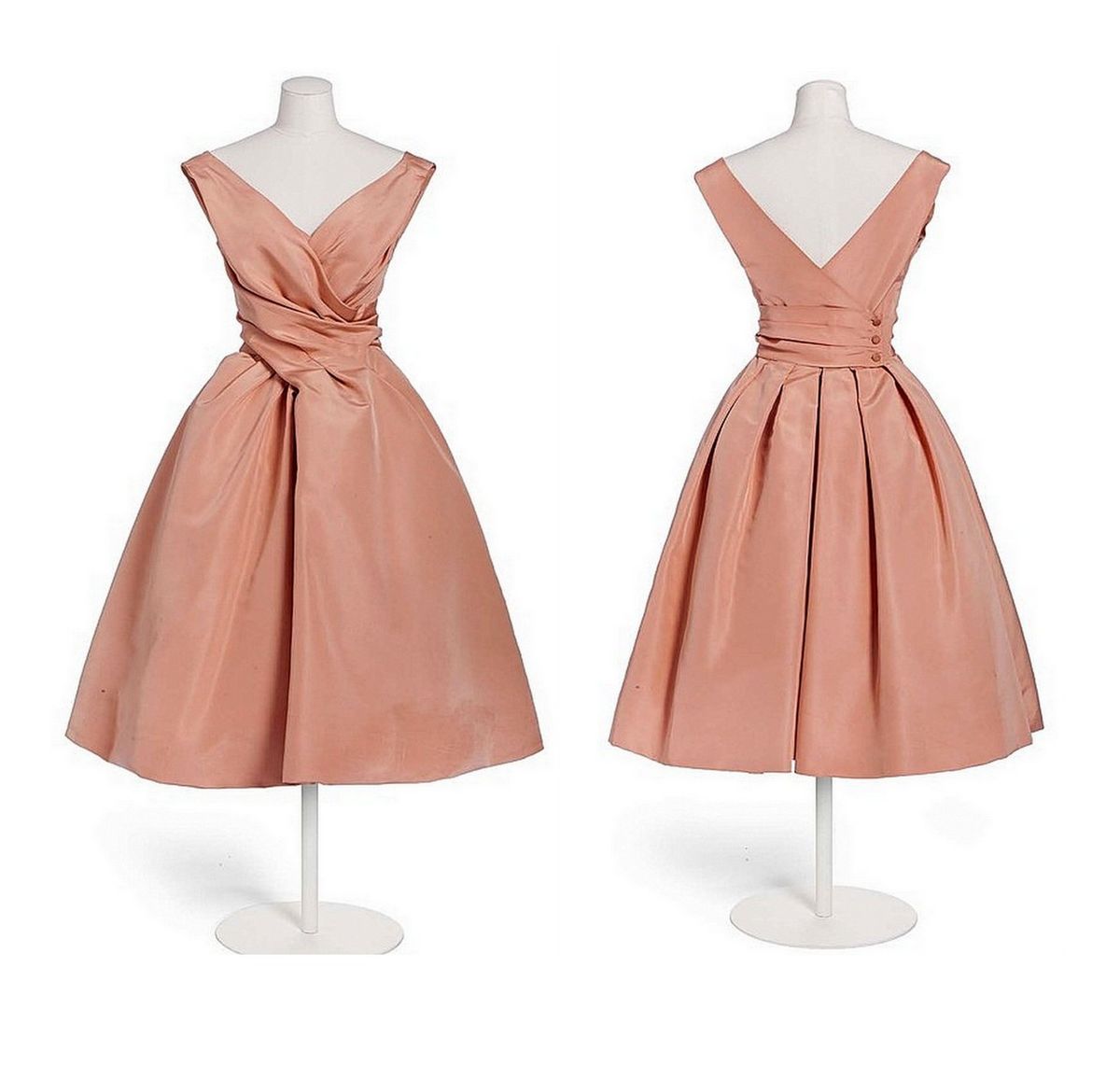 Girlhomeshops - Robe de soirée élégante rose pêche, mi-longue, style princesse, robe Hoco gh5604