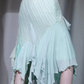 ✨Girlhomeshops-Mint Green Ombre Beaded Midi Evening Dress Spaghetti Strap V Neck Irregular Ruffle Party Gown gh10052
