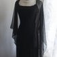 Black halter-neck fitted vintage ball gown, evening dress gh7126