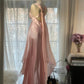 Pink Elegant Exquisite Rhinestone Long Satin Chiffon Ball Gown Evening Dress Party Dress Birthday Dress Date Dress gh4163