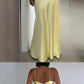 Yellow Fashion V-neck Spaghetti Straps Elegant Long Satin Back lace-up Ball Gown Evening Dress Party Dress gh3160