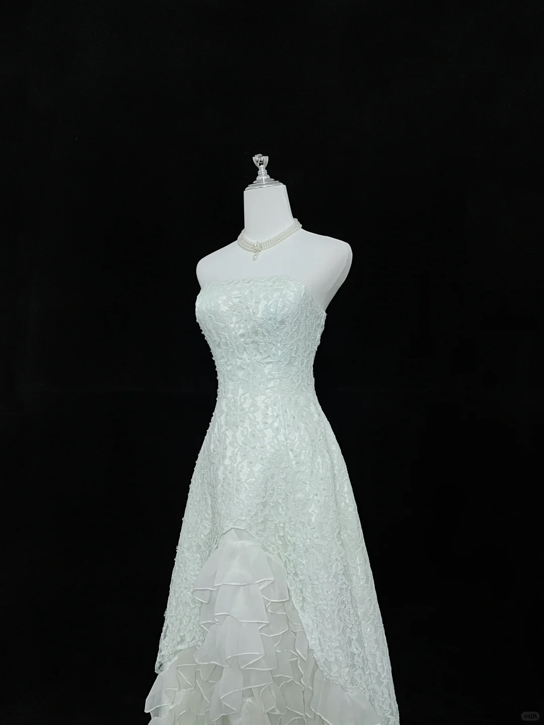 Light Green Strapless Embroidered Cinched Waist Slim Fit Elegant Long Romantic Dress, Wedding Gown gh8058