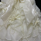 Light Apricot Strapless Romantic Gown With Bow Detail, Cinched Waist, Flowy Voluminous Skirt, Wedding Dress & Bridal Gown gh8182
