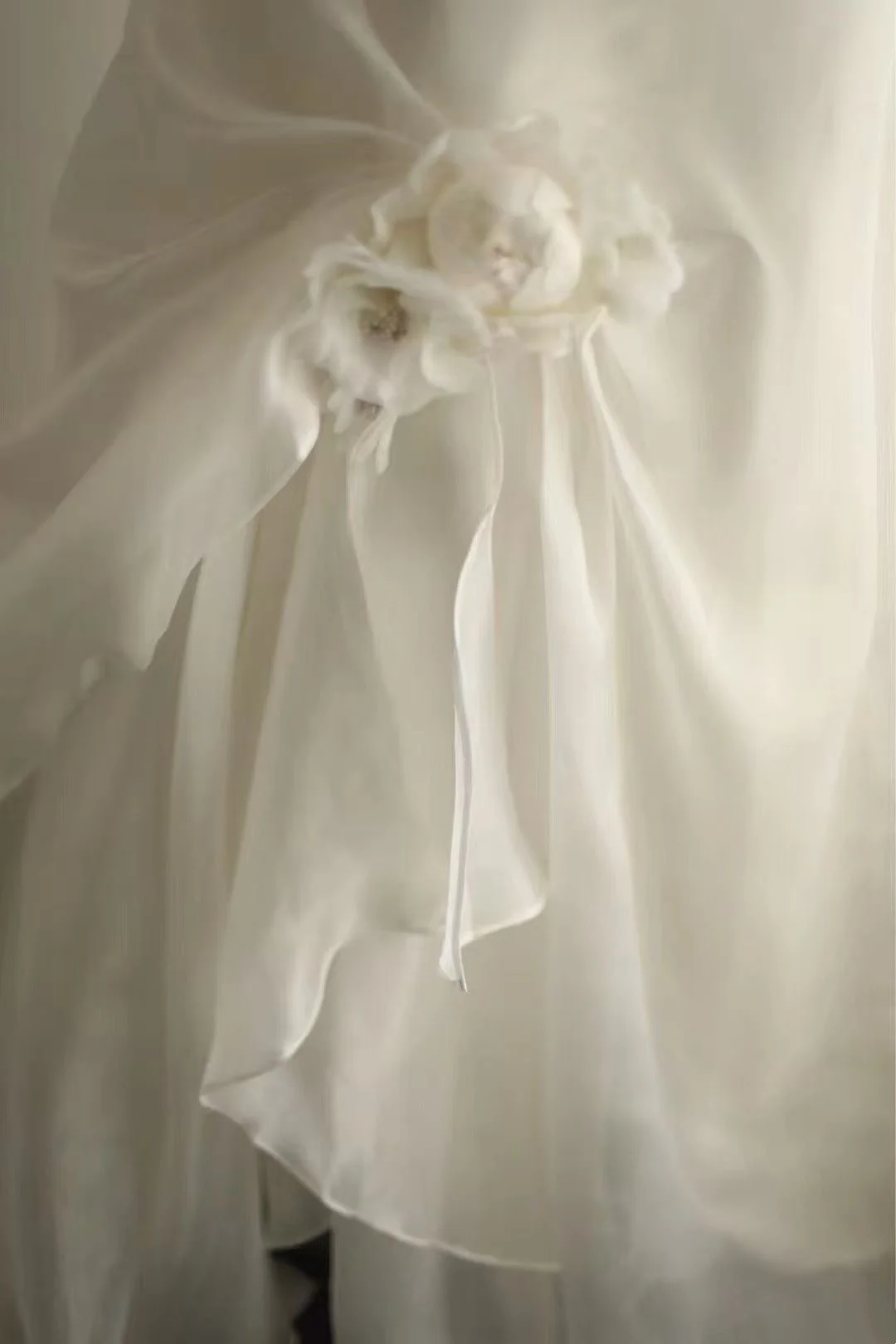White strapless fitted waist vintage-style elegant ball gown, evening gown gh7127