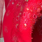 Red Romantic Gorgeous Fashion Elegant Exquisite Beaded Long Chiffon Ball Gown Evening Dress Birthday/Wedding Guest/Vacation Party Dress Prom Dress Valentine's Day Date Dress gh4027