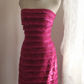 Rose pink strapless shawl vintage elegant short ball gown, evening ball dress gh7128