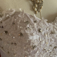 White Spaghetti Strap Waist-Cinched Slim Elegant Vintage Long Prom Dress, Graduation Gown, Wedding Dress gh7244