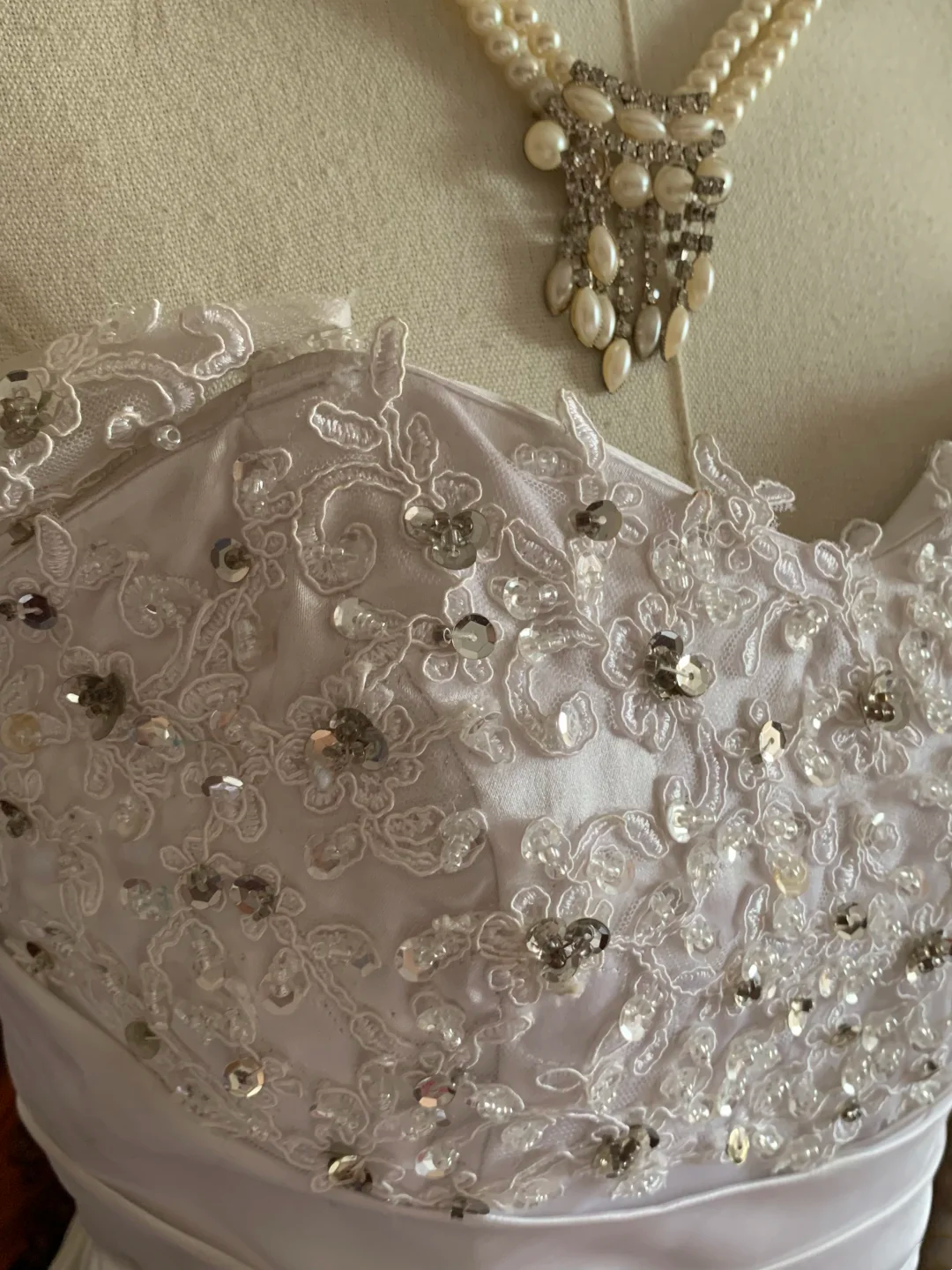 White Spaghetti Strap Waist-Cinched Slim Elegant Vintage Long Prom Dress, Graduation Gown, Wedding Dress gh7244