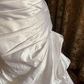 White Spaghetti Strap Waist-Cinched Slim Elegant Vintage Long Prom Dress, Graduation Gown, Wedding Dress gh7244