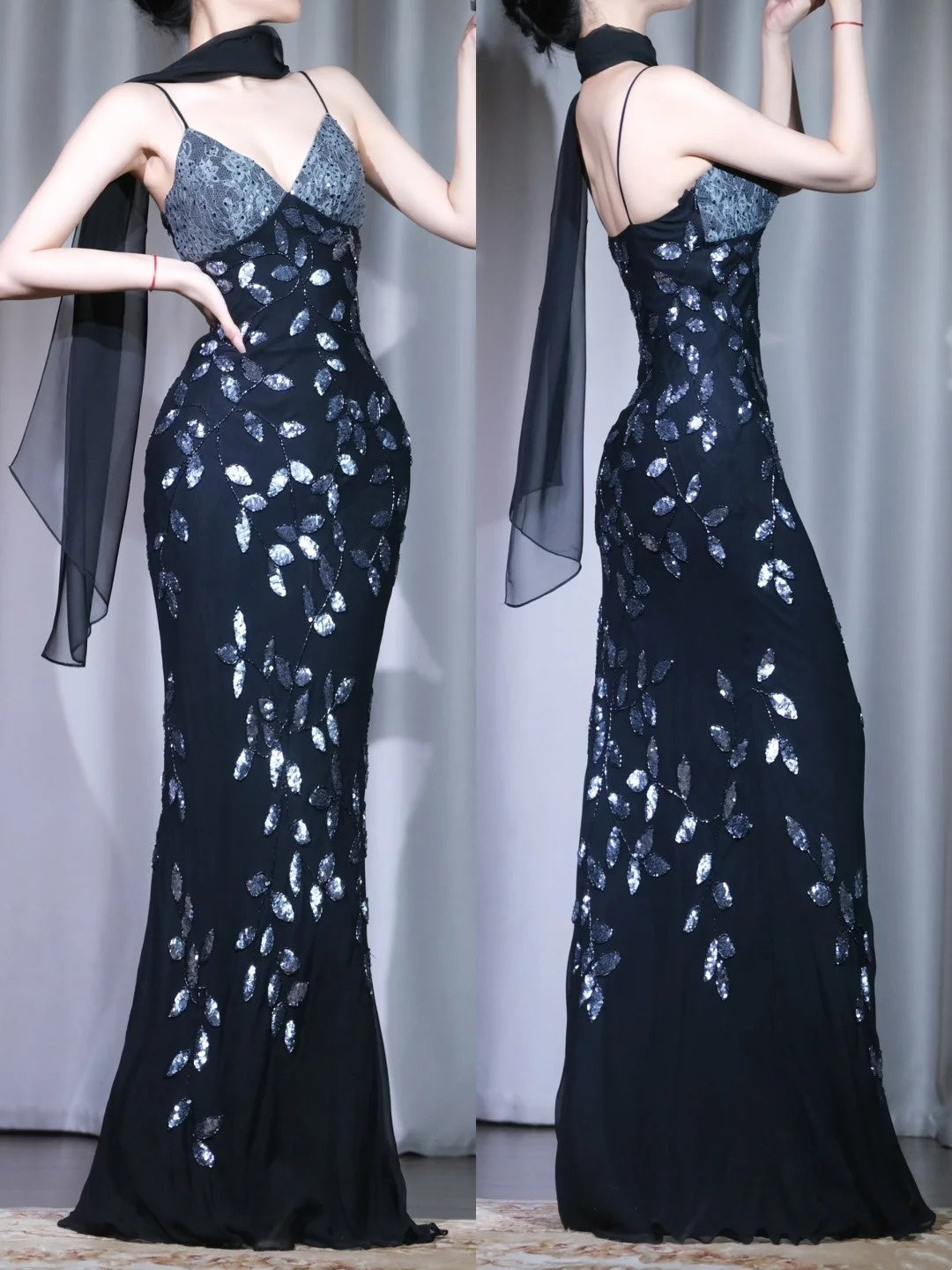 Neues modisches Retro-Abendkleid, romantisches Kleid, Date-Kleid gh6514
