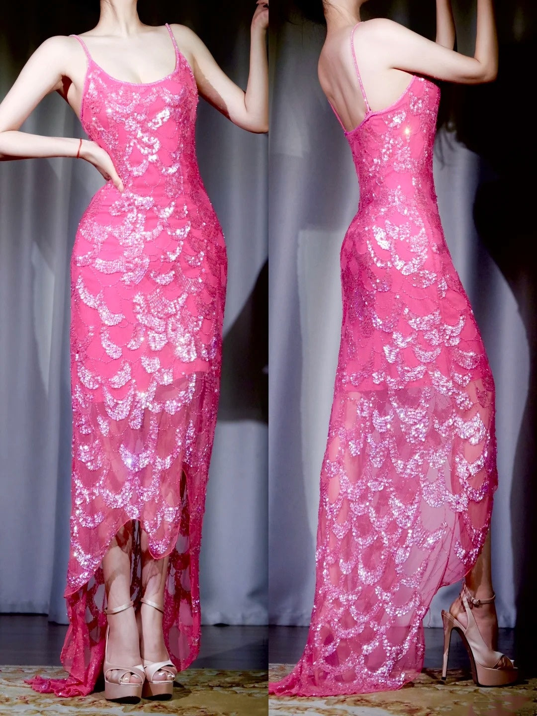 Neues modisches Retro-Abendkleid, romantisches Kleid, Date-Kleid gh6516