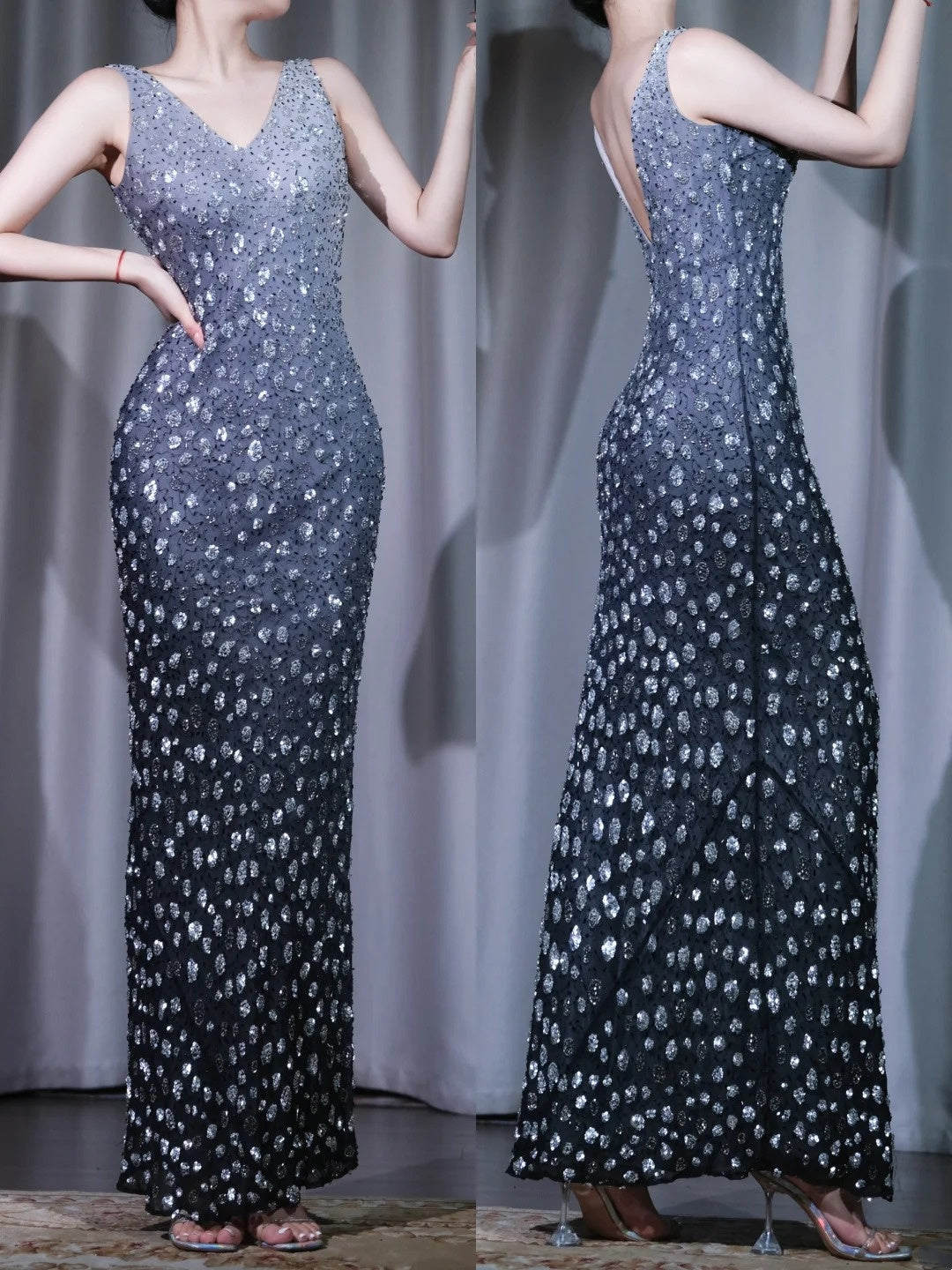Neues modisches Retro-Abendkleid, romantisches Kleid, Date-Kleid gh6510