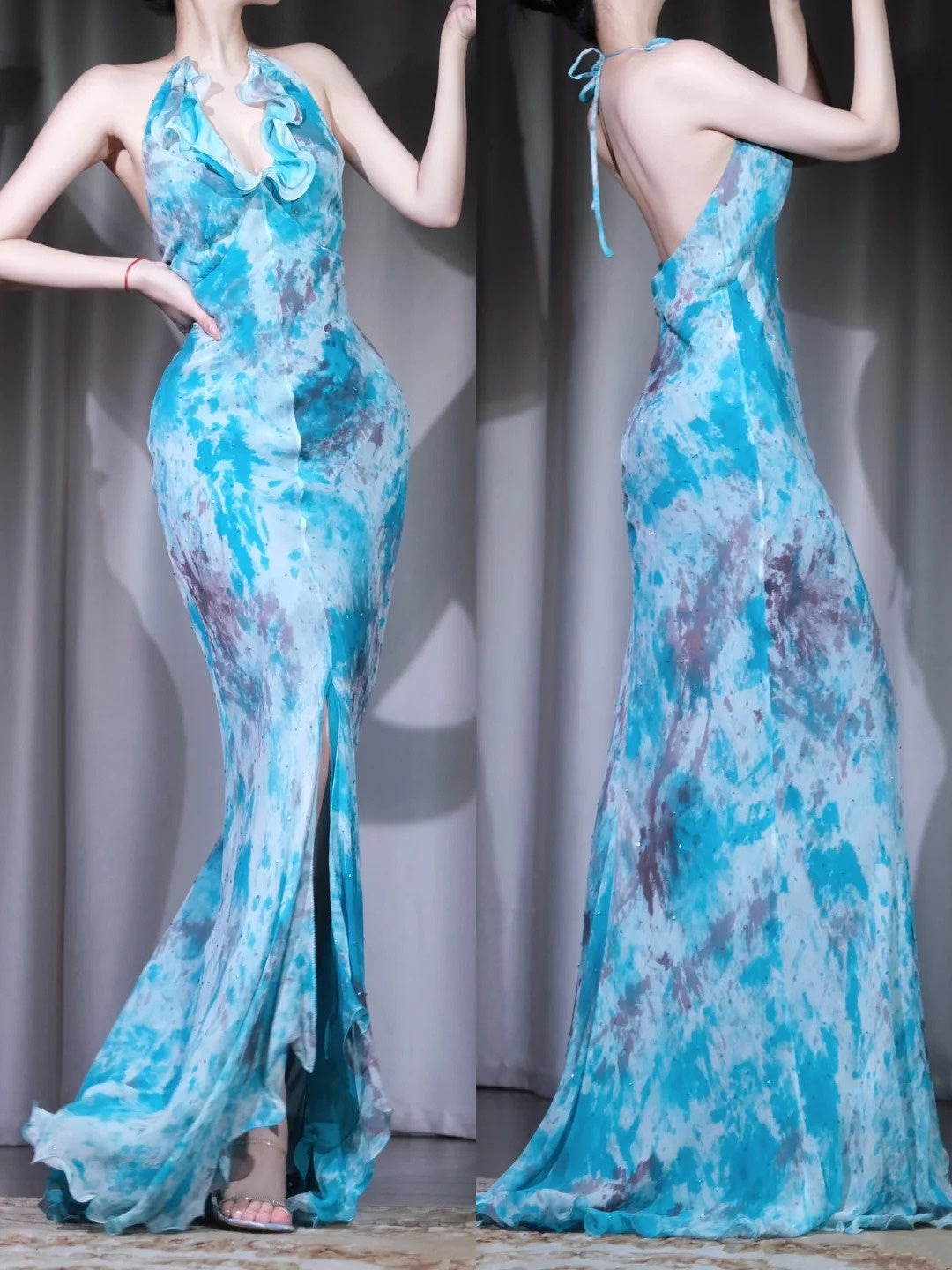 Neues modisches Retro-Abendkleid, romantisches Kleid, Date-Kleid gh6511