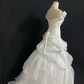 Off-White Off-the-Shoulder Long Romantic Gown with Fitted Slim Waist and Sexy Bodycon Mermaid Skirt, Wedding Dress & Bridal Gown gh8325