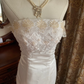 White Strapless Waist-Cinched Slim Mermaid Elegant Prom Dress, Graduation Gown, Wedding Dress gh7245