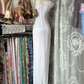White One-Shoulder Fitted Waist Slim Beaded Elegant Long Prom Dress, Evening Gown gh7201