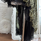 Black & White Leopard Print Spaghetti Straps Fitted Waist Sexy Prom Gown & Evening Gown gh7356