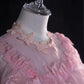 Pink Sweet Tulle Homecoming Dress Vintage Prom Dress Birthday Dress gh4542