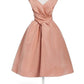 Girlhomeshops - Robe de soirée élégante rose pêche, mi-longue, style princesse, robe Hoco gh5604