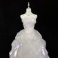 Lavender Strapless Cinched Waist Luxurious Voluminous Skirt Vintage Romantic Dress, Wedding Gown gh8012