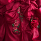 Red Strapless Gown with Fitted Waist and Puffy Skirt, Suitable for Prom, Evening Party and Wedding gh7358