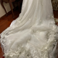 White Vintage Sleeveless Waist-Cinched Puffy Skirt Prom Dress, Graduation Gown, Wedding Dress gh7248