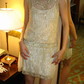 Light Champagne Gold Sleeveless Sequin Vintage Luxury Prom Gown, Evening Party Dress gh8361