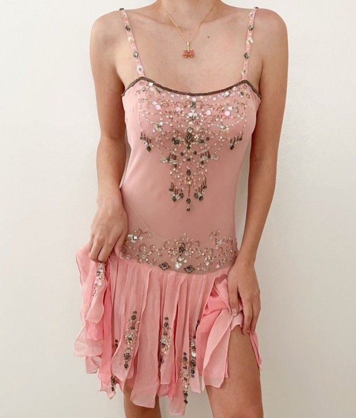 Girlhomeshops-Rosa exquisites, perlenbesetztes, kurzes Chiffon-Heimkehrkleid, Geburtstagskleid, gh5304