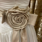 White Strapless Waist-Cinched Elegant Prom Dress, Graduation Prom Gown, Wedding Dress gh7249