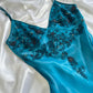 Blue fashion elegant delicate beading spaghetti straps long chiffon elegant ball gown evening dress party dress gh3493