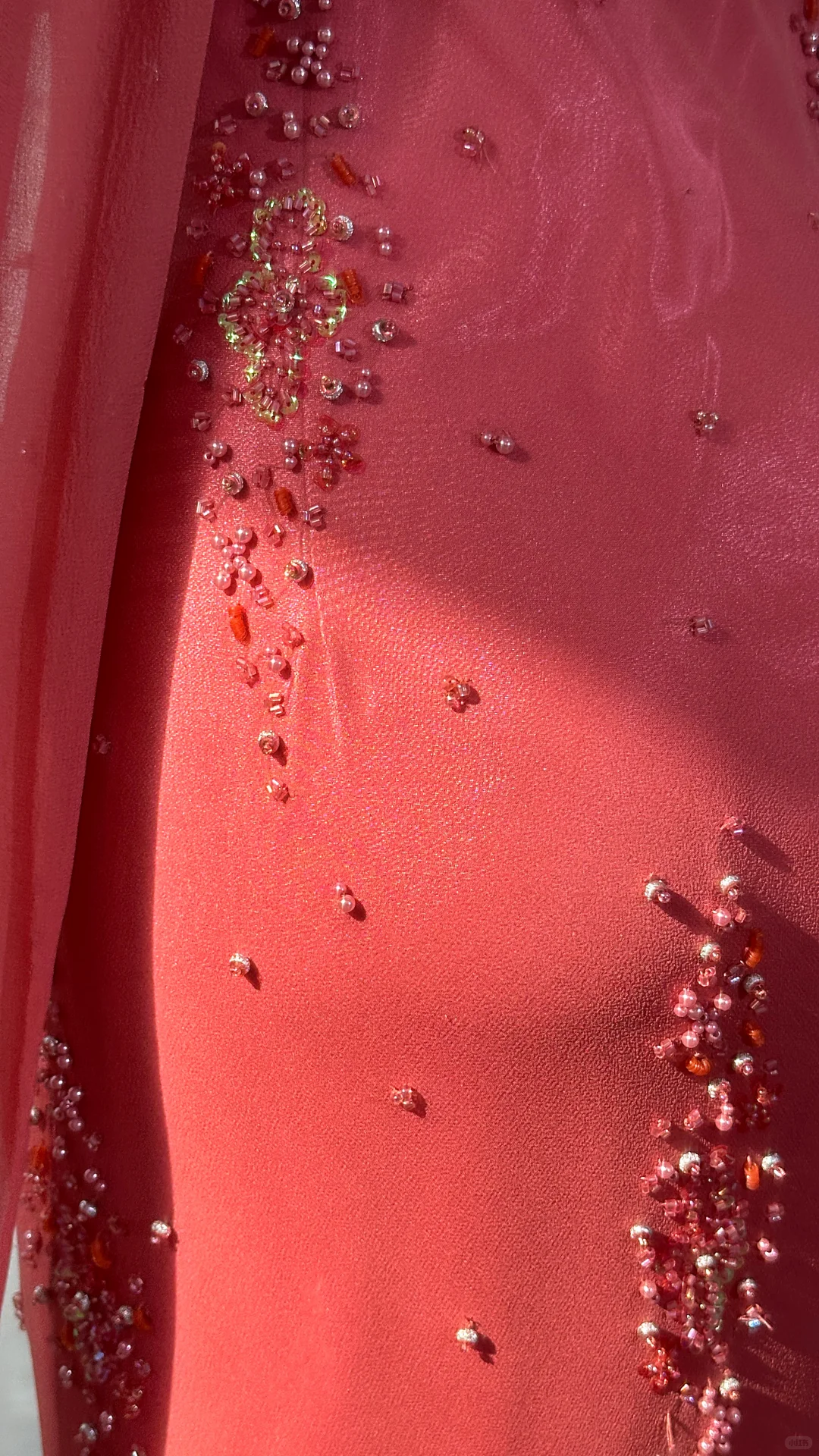 Dusty Pink Square Neck Spaghetti Strap Beaded 3D Floral Waist Lace Mermaid Long Evening Dress with Chiffon Sash, Prom Gown gh9530