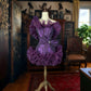 Girlhomeshops - Lila Einzigartiges Tüll-Prinzessinnenkleid, kurz, formelles Heimkehrkleid, Geburtstagspartykleid, gh5357